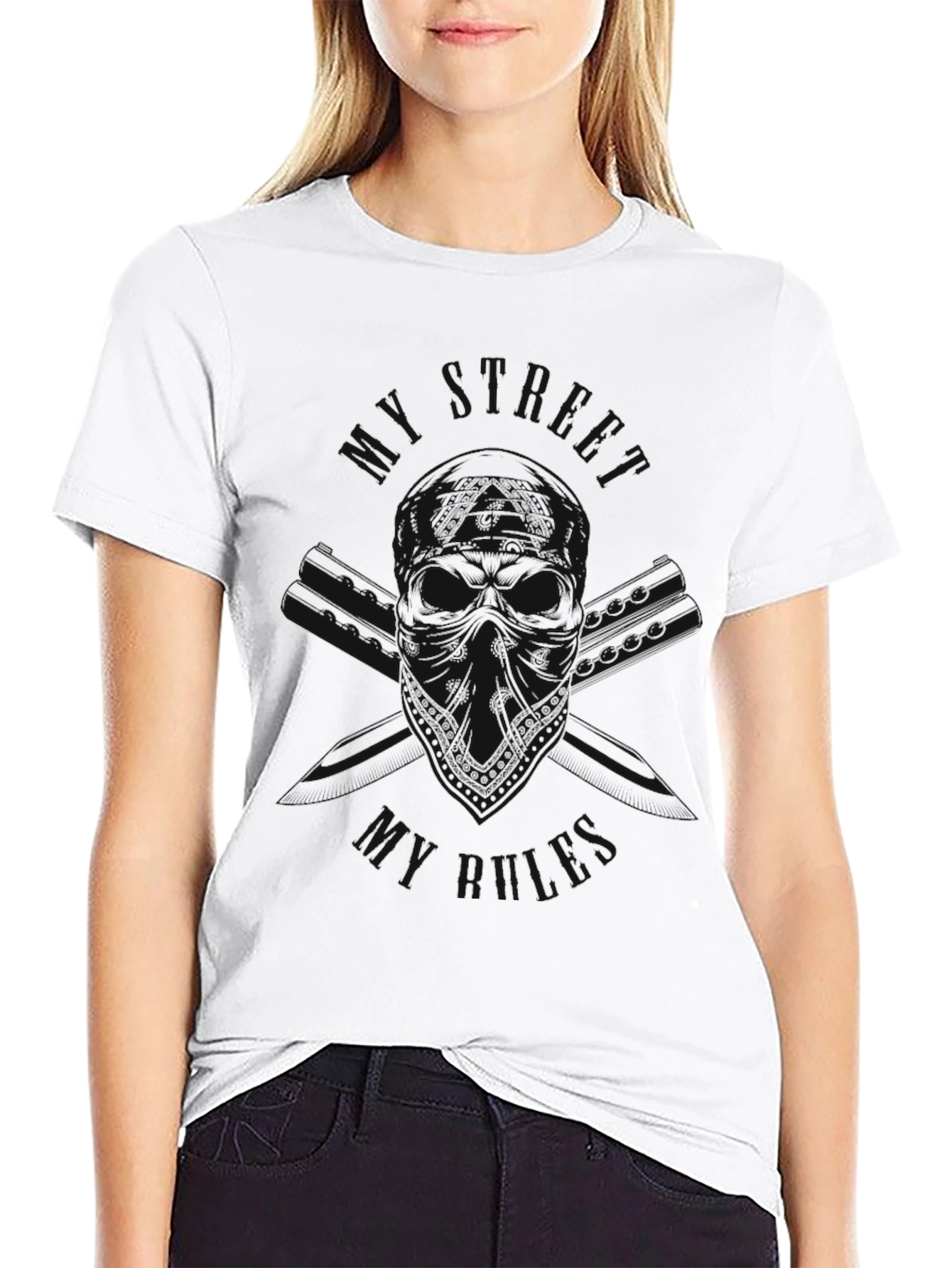 Black Graphic Tee - Mens Casual T-Shirt