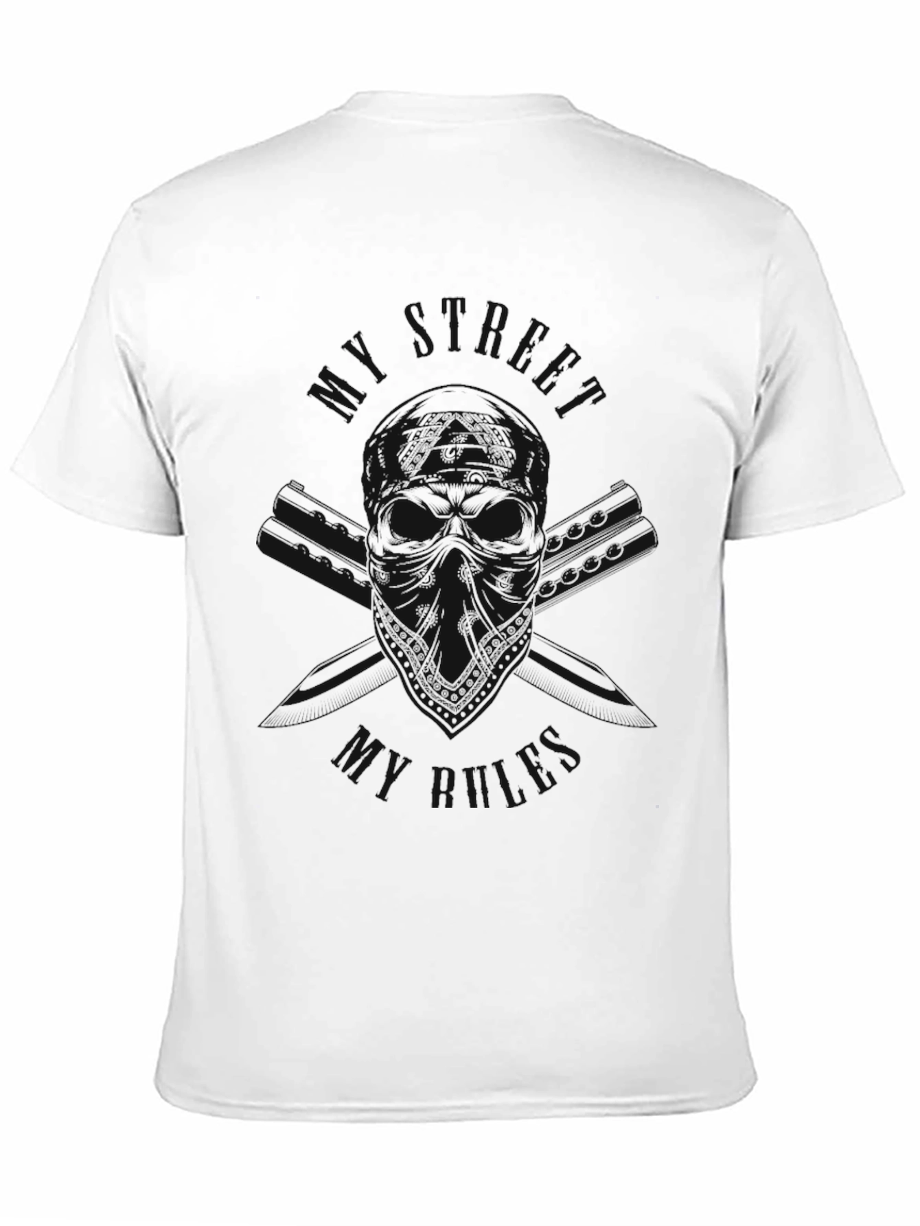 Black Graphic Tee - Mens Casual T-Shirt