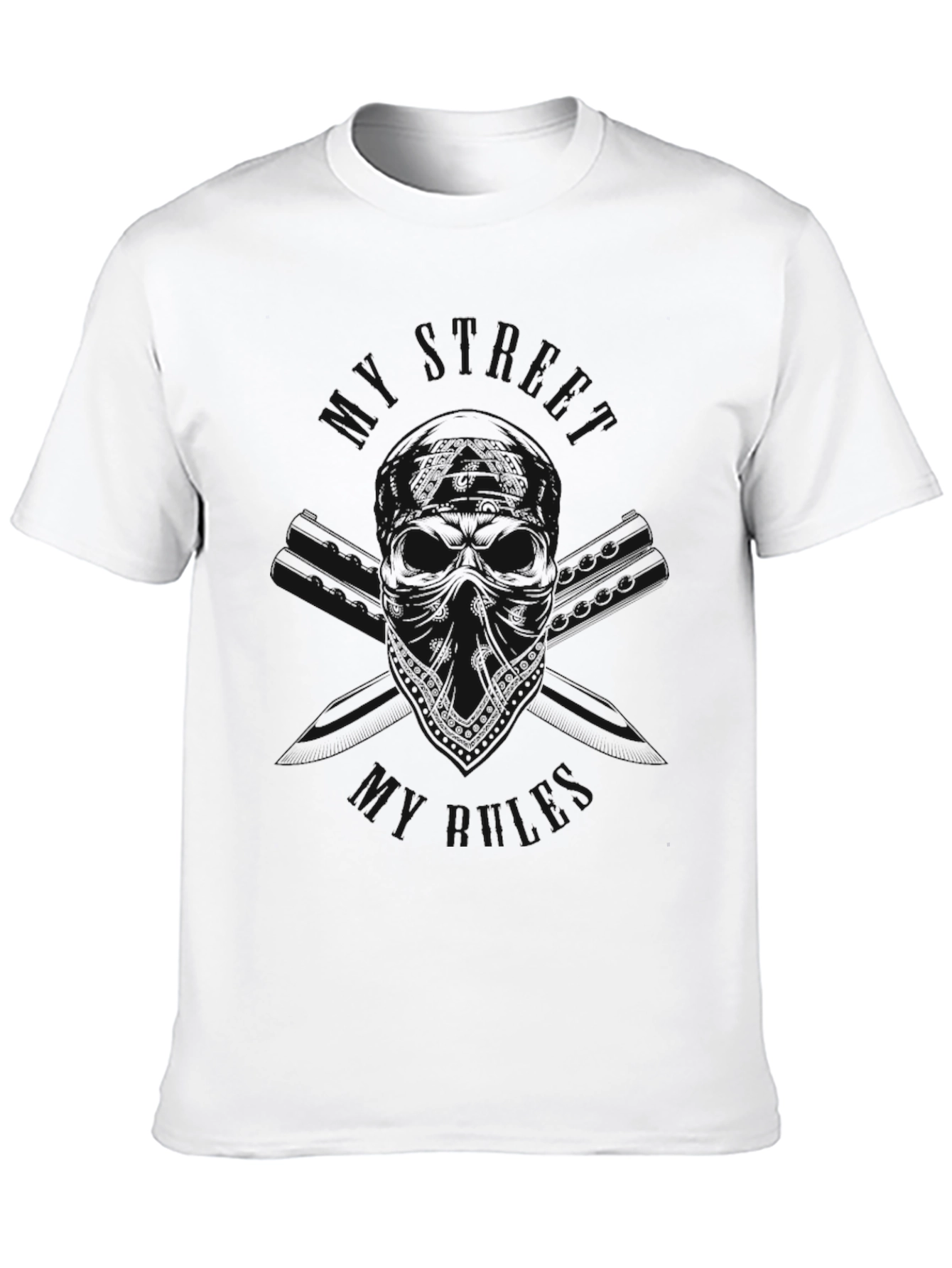 Black Graphic Tee - Mens Casual T-Shirt