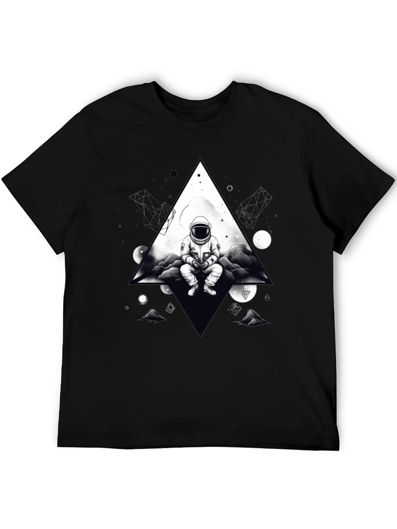 Astronaut in Space T-Shirt - Graphic Tee