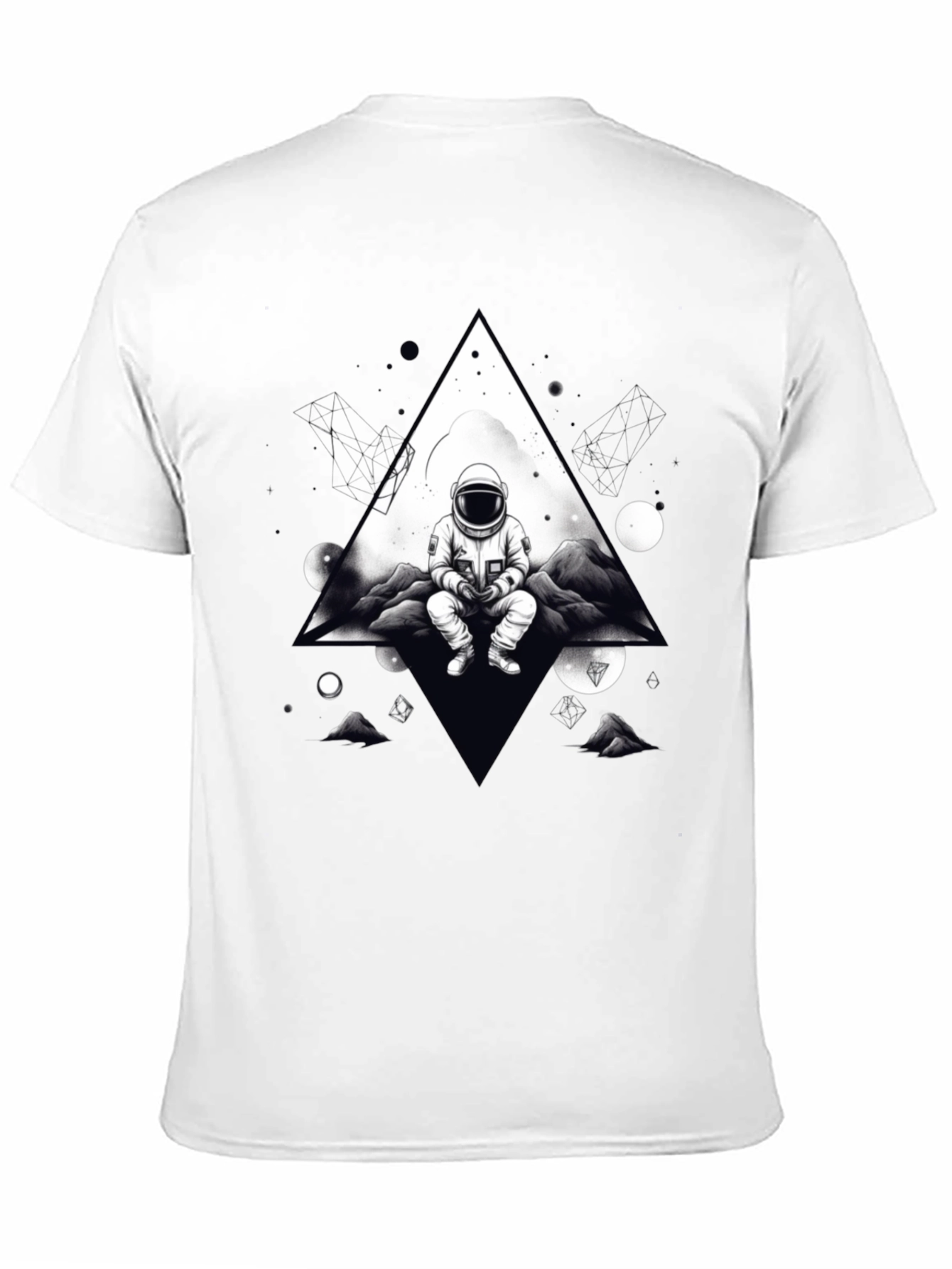 Astronaut in Space T-Shirt - Graphic Tee