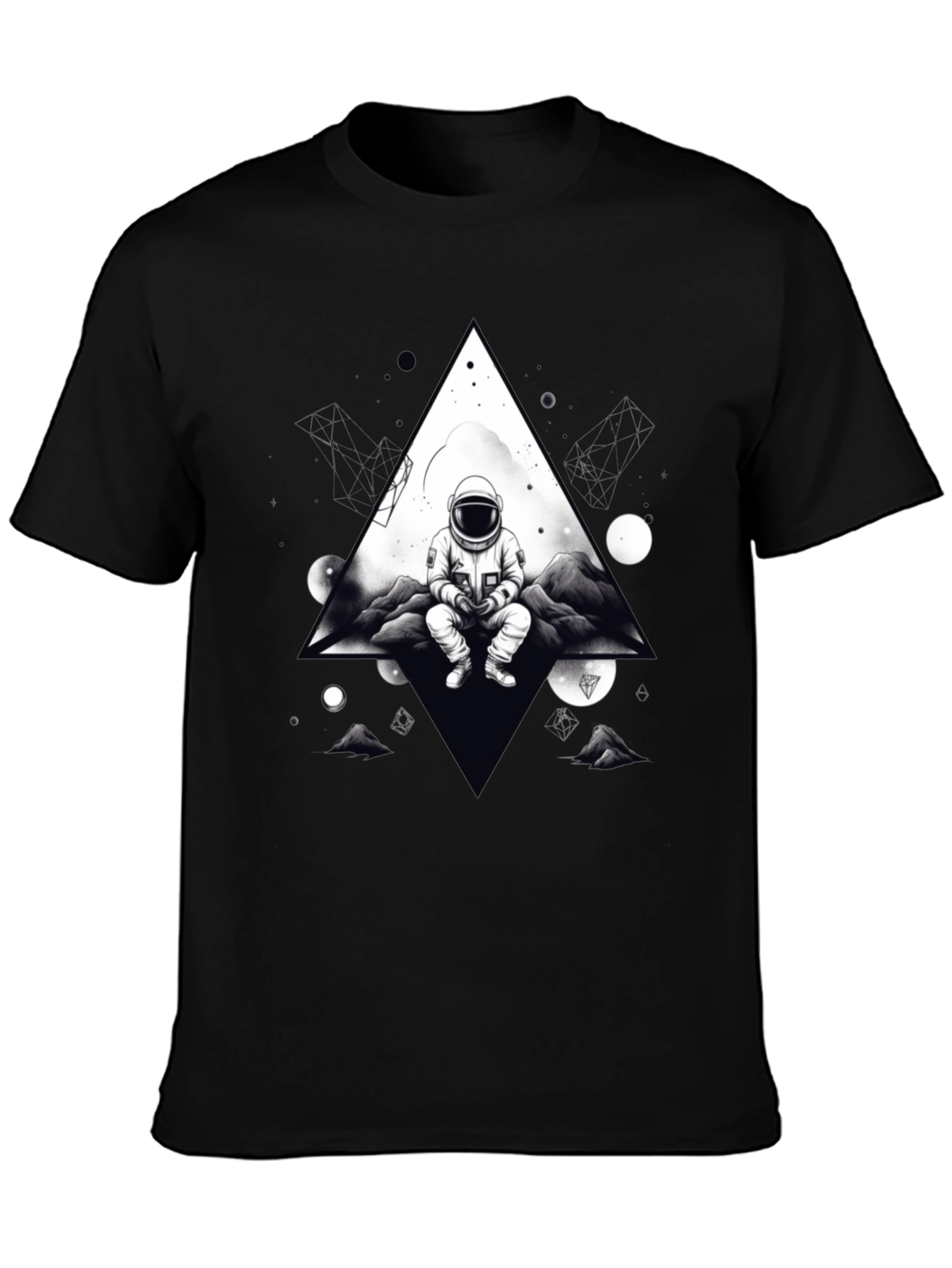 Astronaut in Space T-Shirt - Graphic Tee