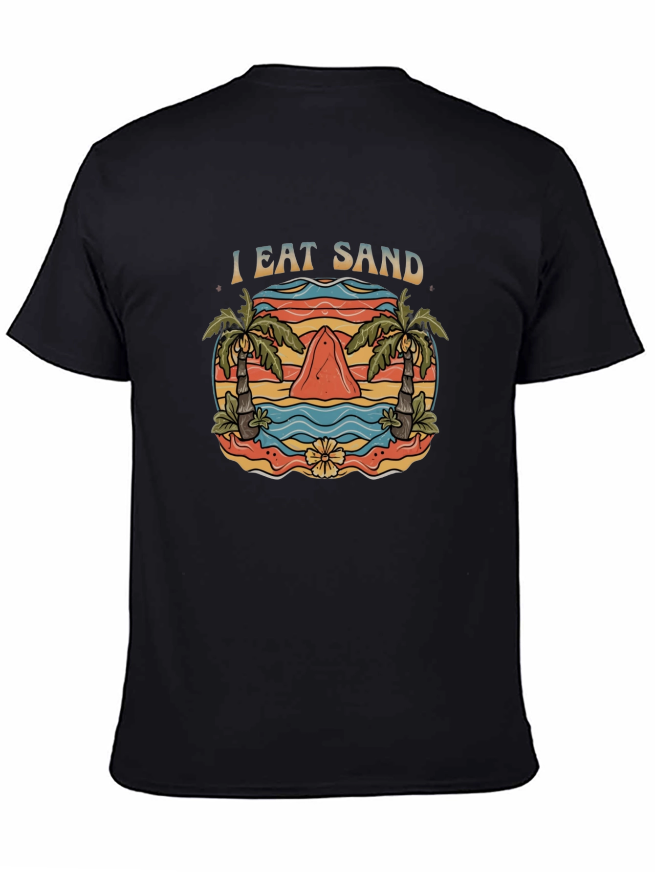 I Eat Sand T-Shirt - Novelty Shark Graphic Tee