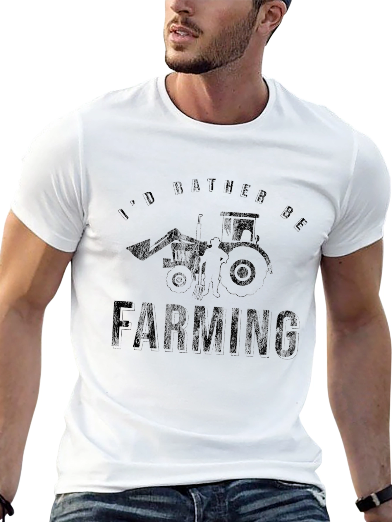 Id Rather Be Farming T-Shirt