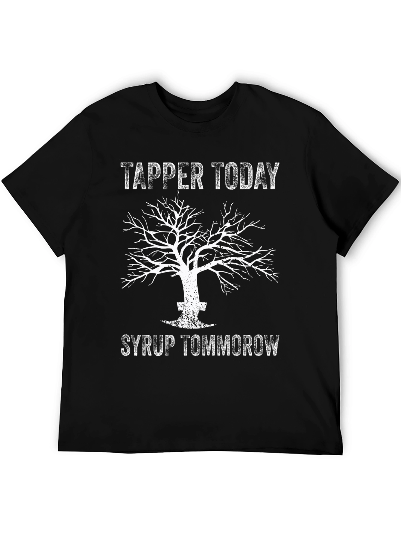 Tapper Today Syrup Tomorrow Black T-Shirt