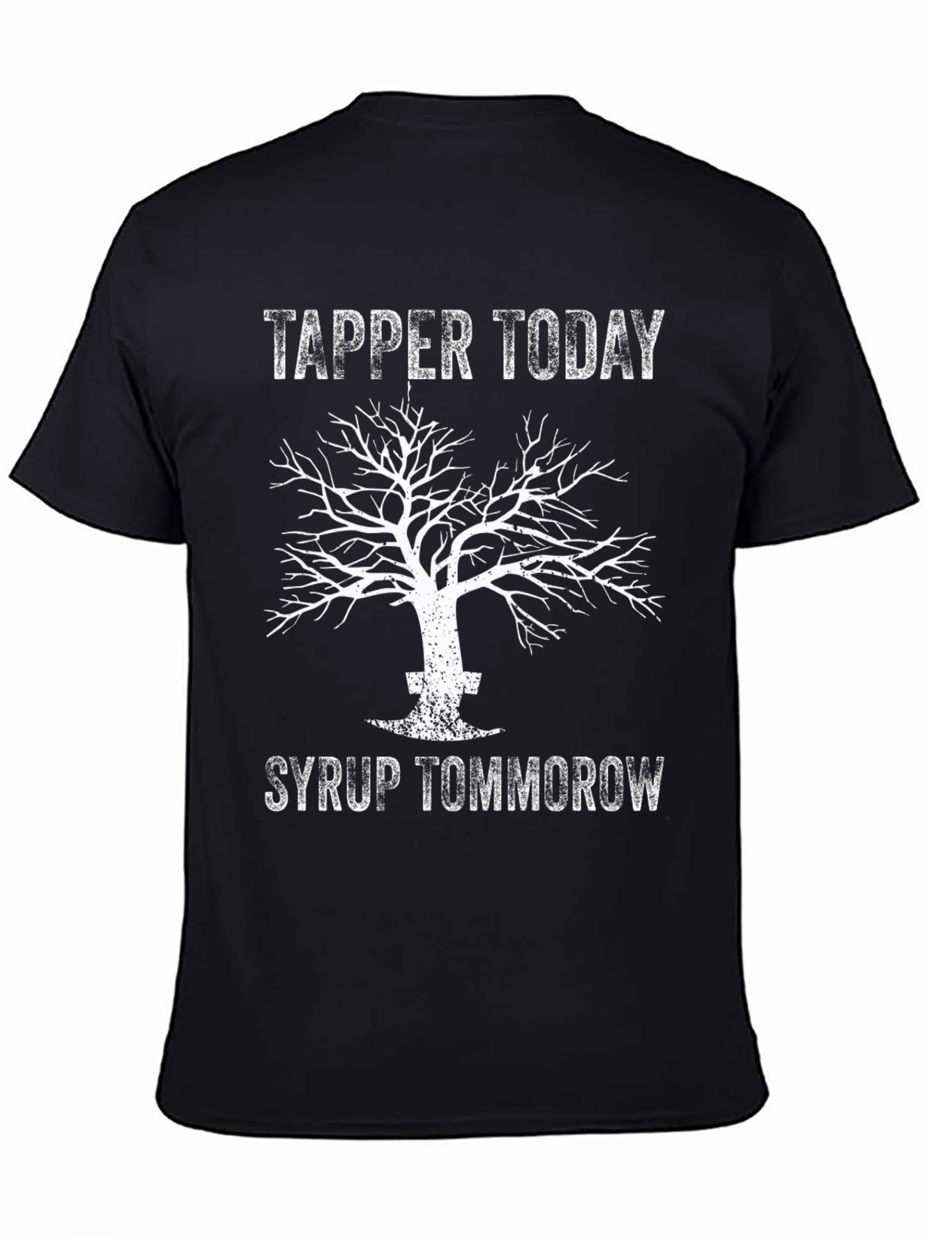 Tapper Today Syrup Tomorrow Black T-Shirt
