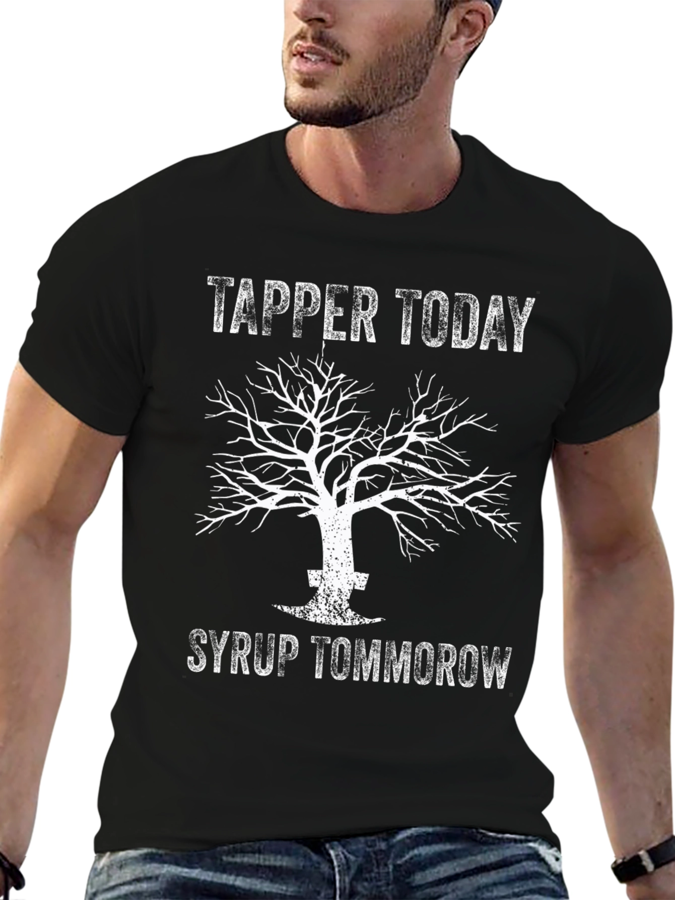 Tapper Today Syrup Tomorrow Black T-Shirt