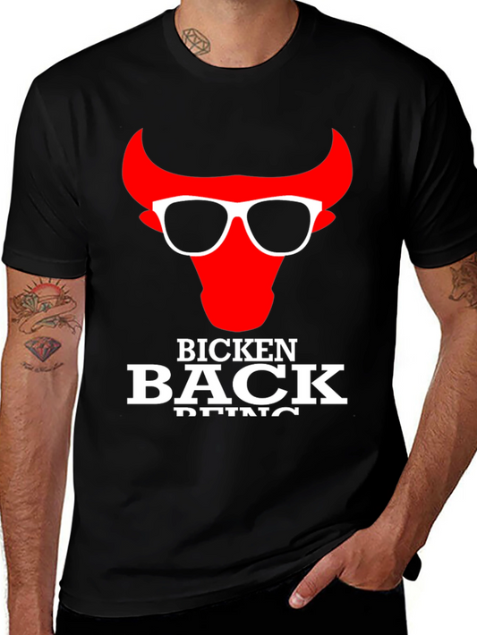 Bicken Back Being Cool Bull T-Shirt