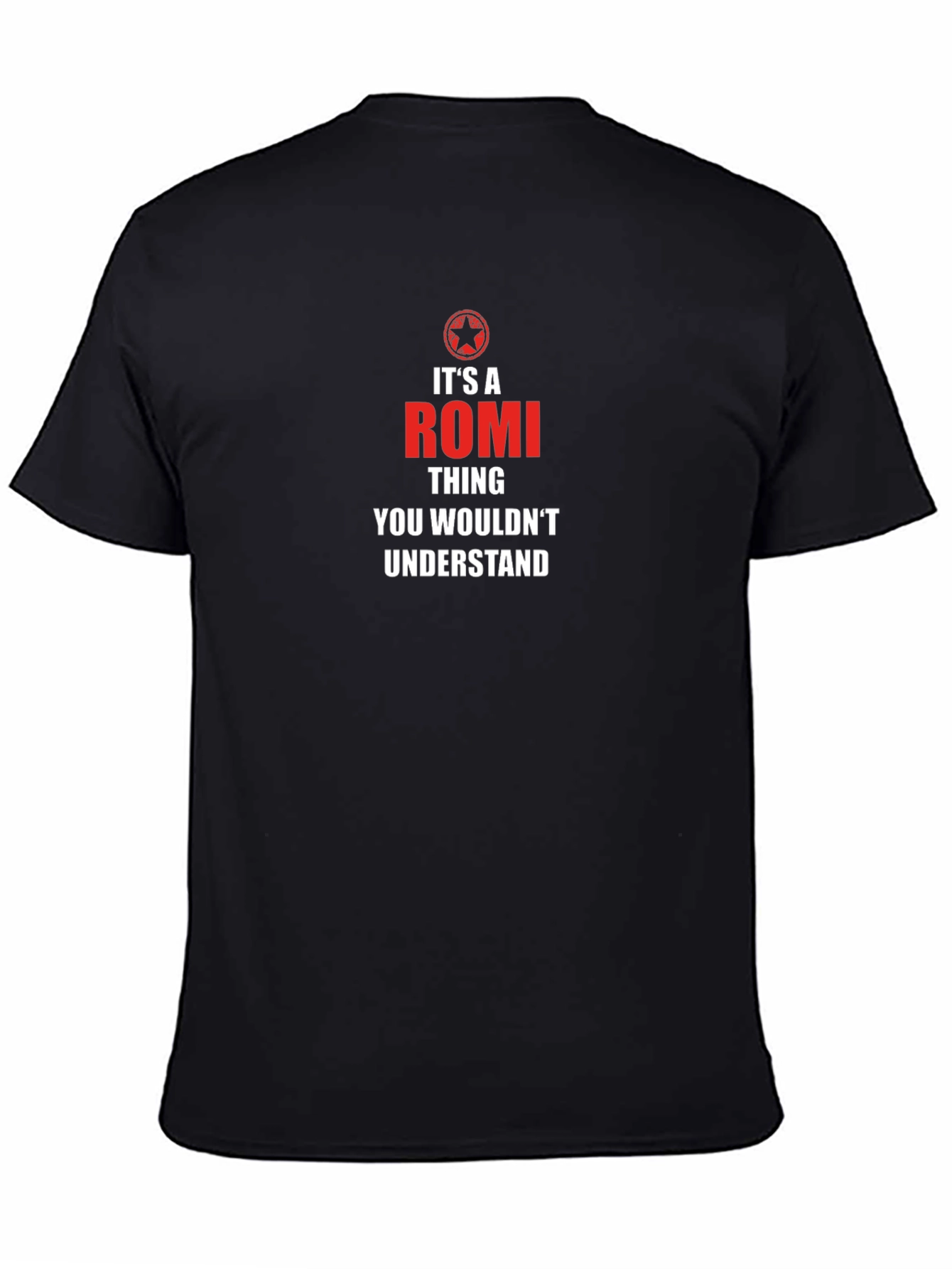 Its A Romi Thing T-Shirt - Black