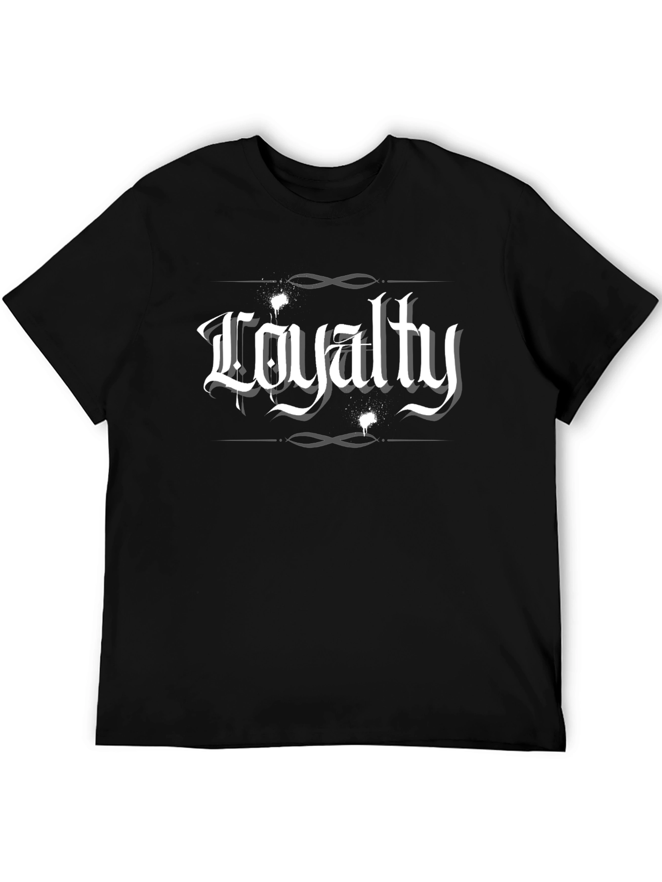 Loyalty Graphic Tee - Mens Black T-Shirt