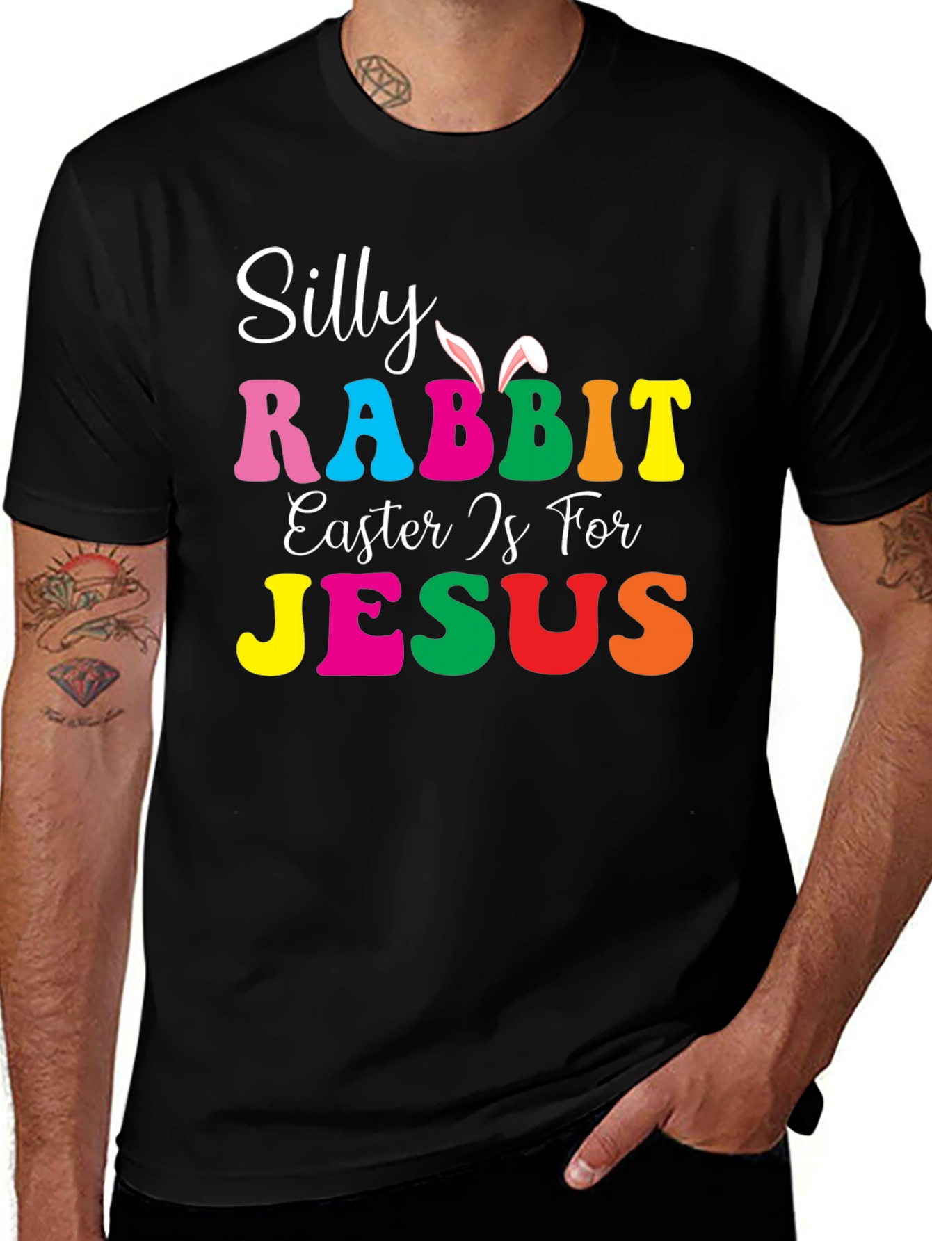 Silly Rabbit Easter is for Jesus T-Shirt