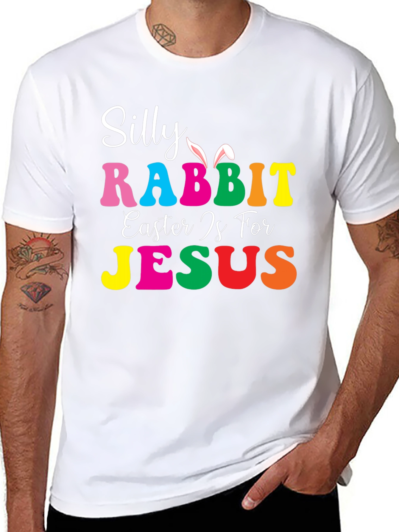 Silly Rabbit Easter is for Jesus T-Shirt