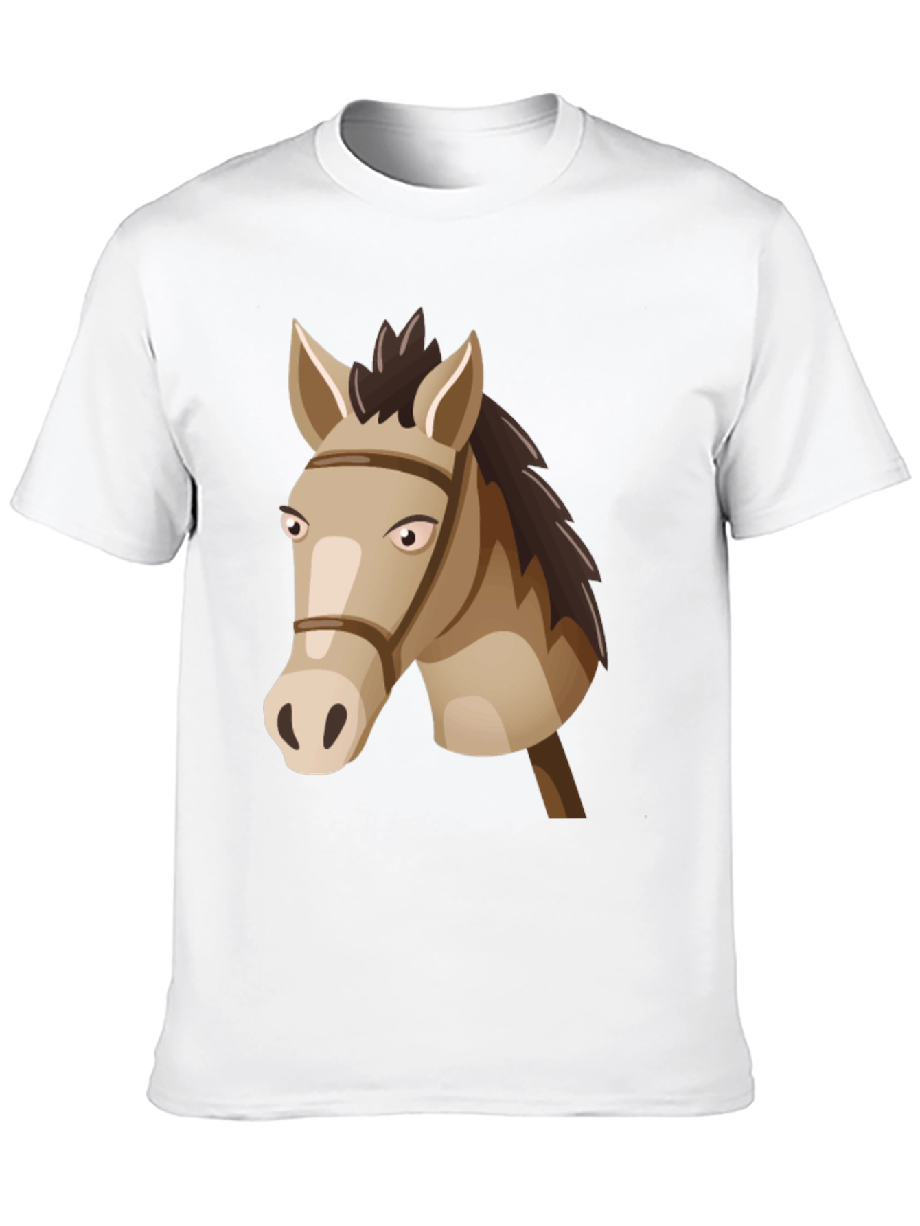 Horse Head Graphic Tee - Black