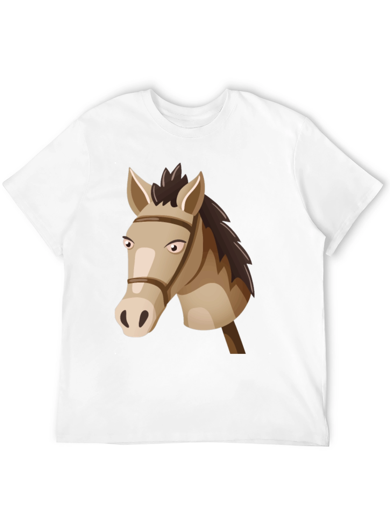 Horse Head Graphic Tee - Black