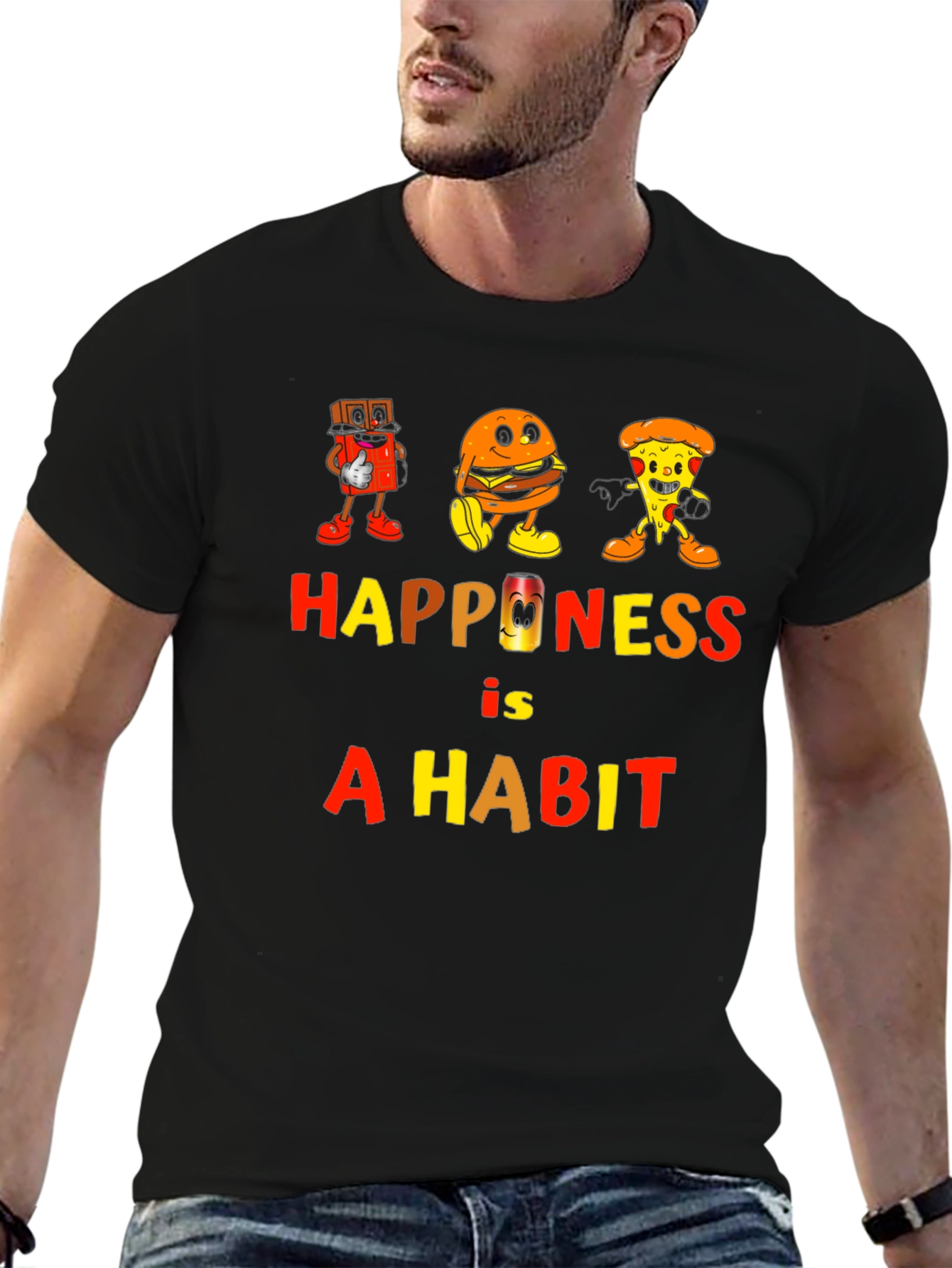 Happiness is a Habit Graphic Tee