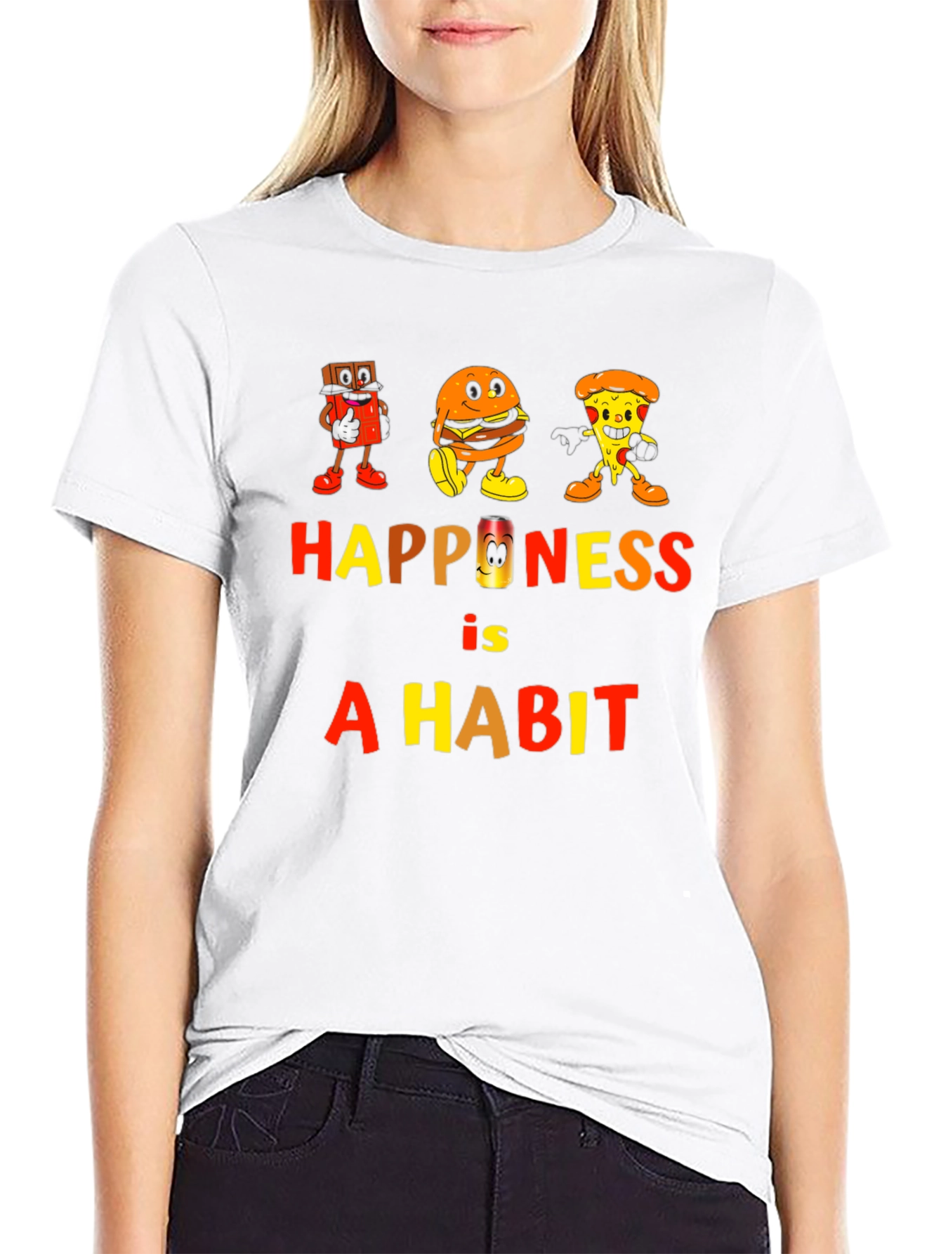 Happiness is a Habit Graphic Tee