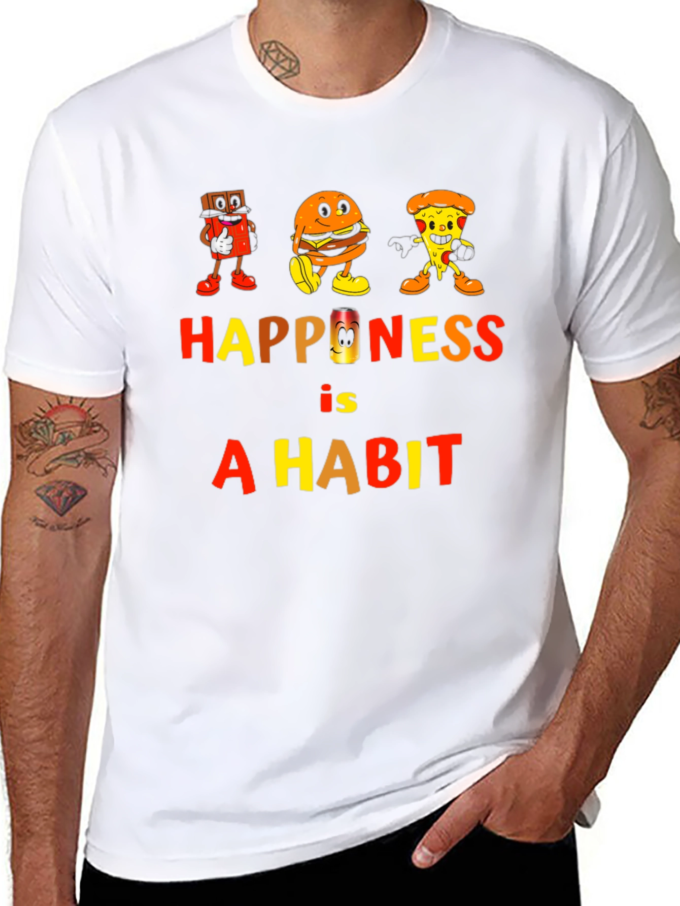 Happiness is a Habit Graphic Tee