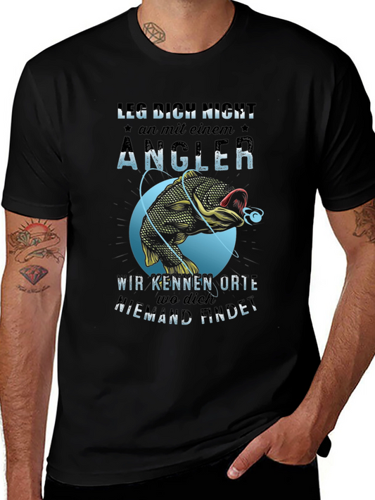 Angler Graphic Tee - Fishing Lovers Shirt