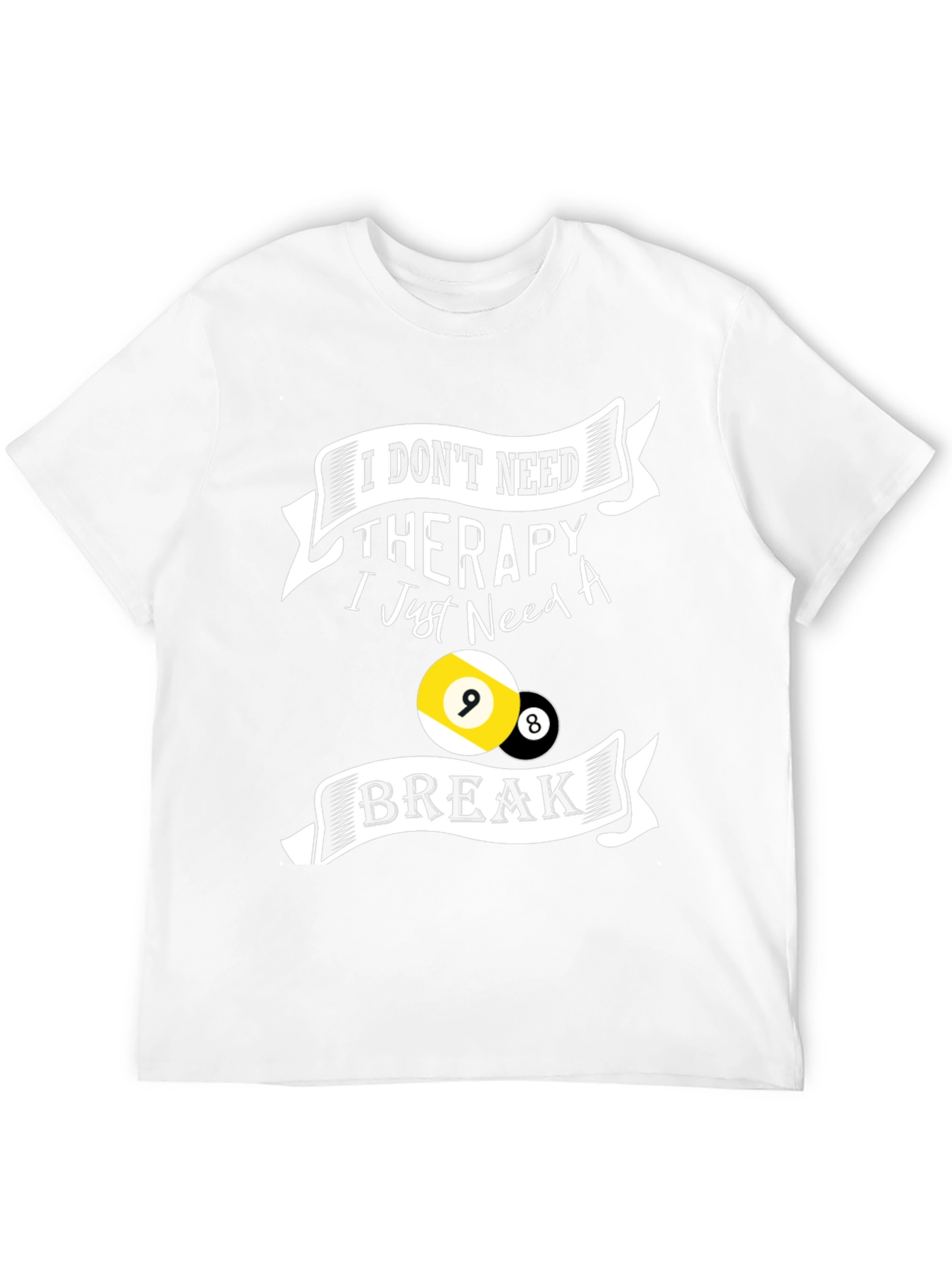 Therapy Break Billiards T-Shirt - Black