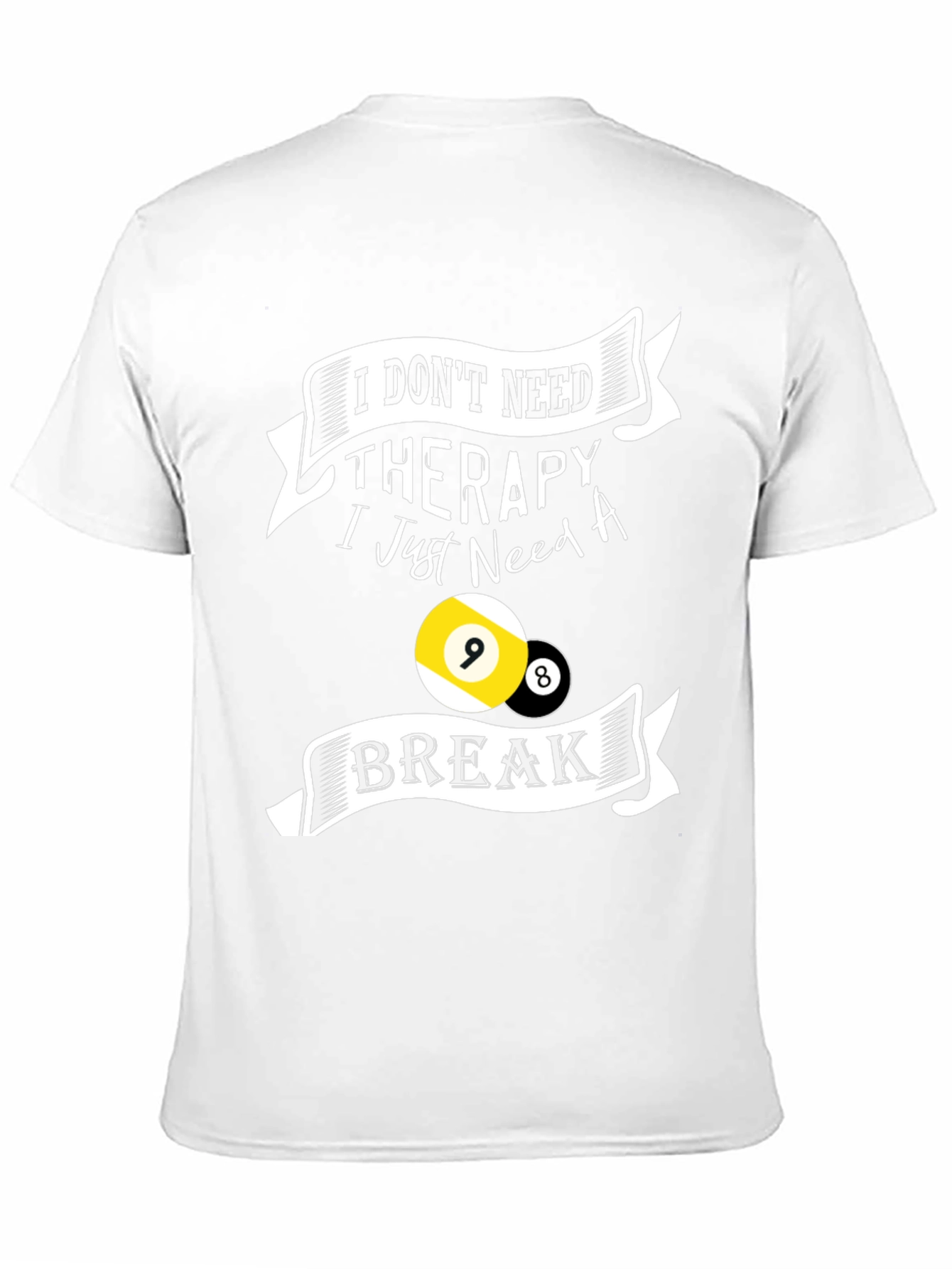 Therapy Break Billiards T-Shirt - Black