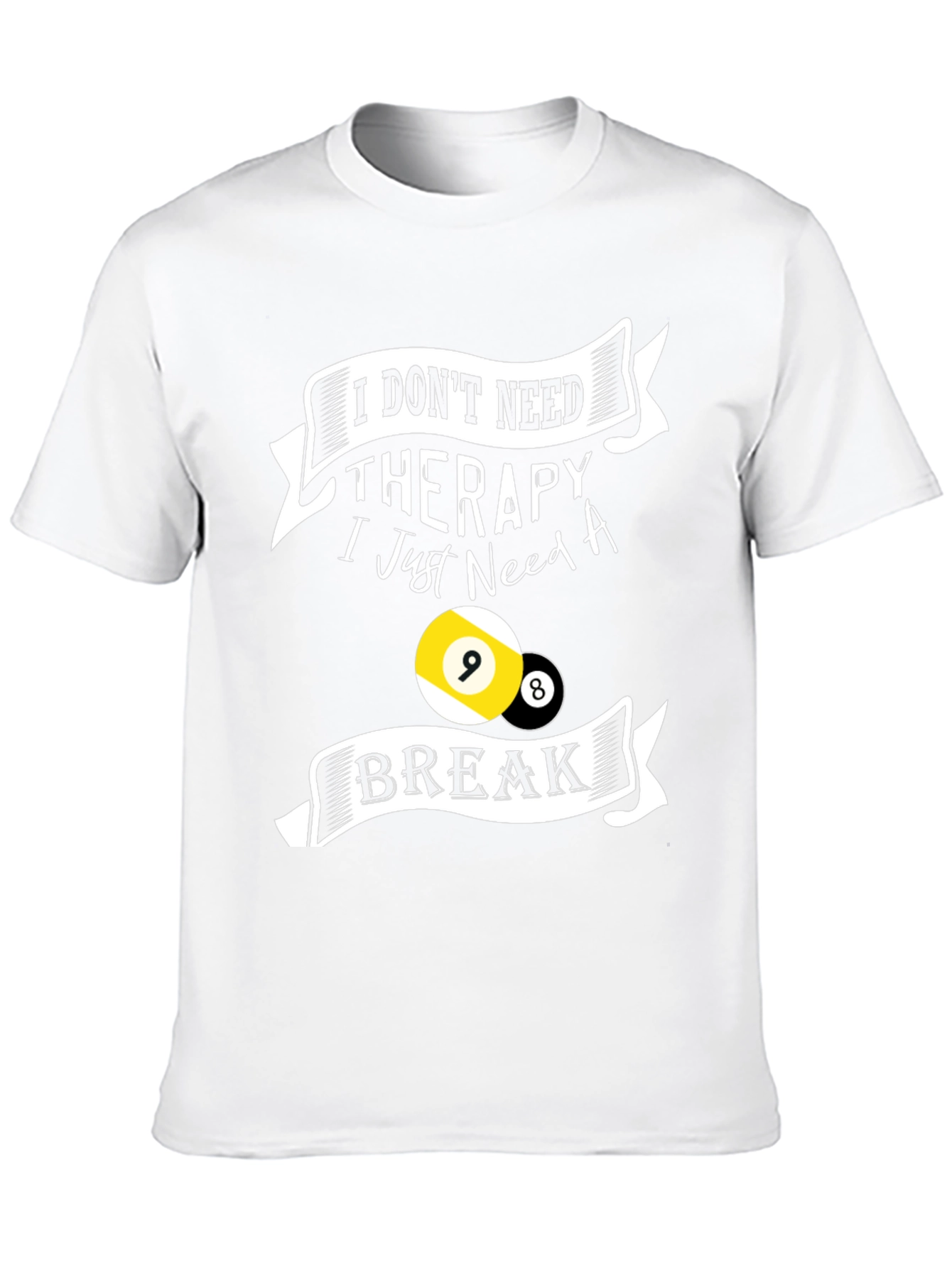 Therapy Break Billiards T-Shirt - Black