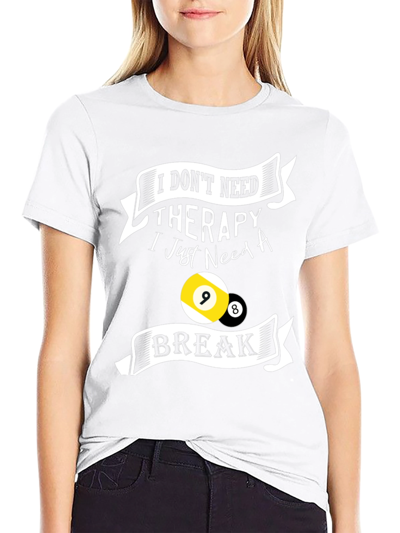 Therapy Break Billiards T-Shirt - Black