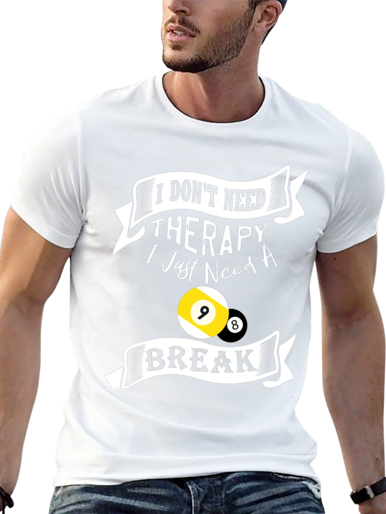 Therapy Break Billiards T-Shirt - Black