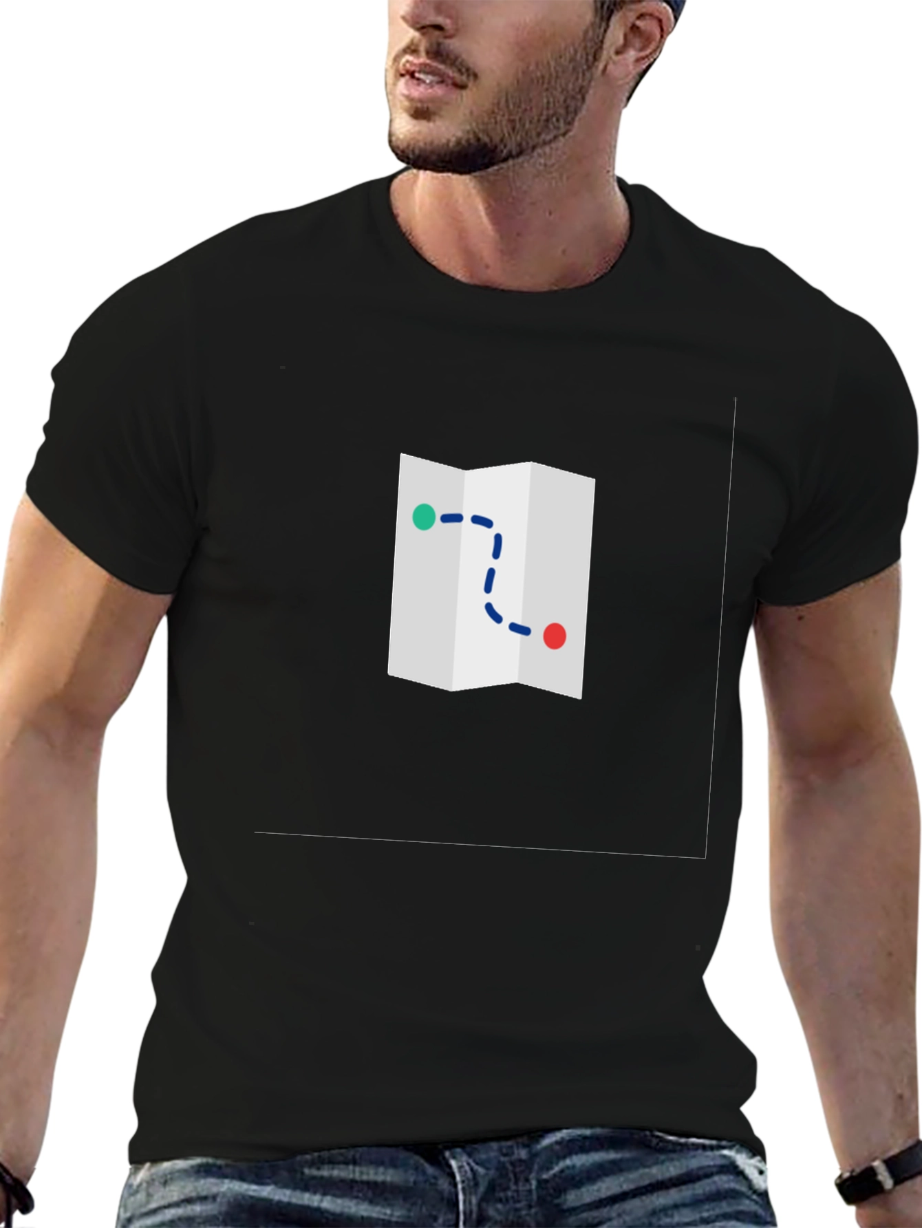 Road Map Graphic Tee