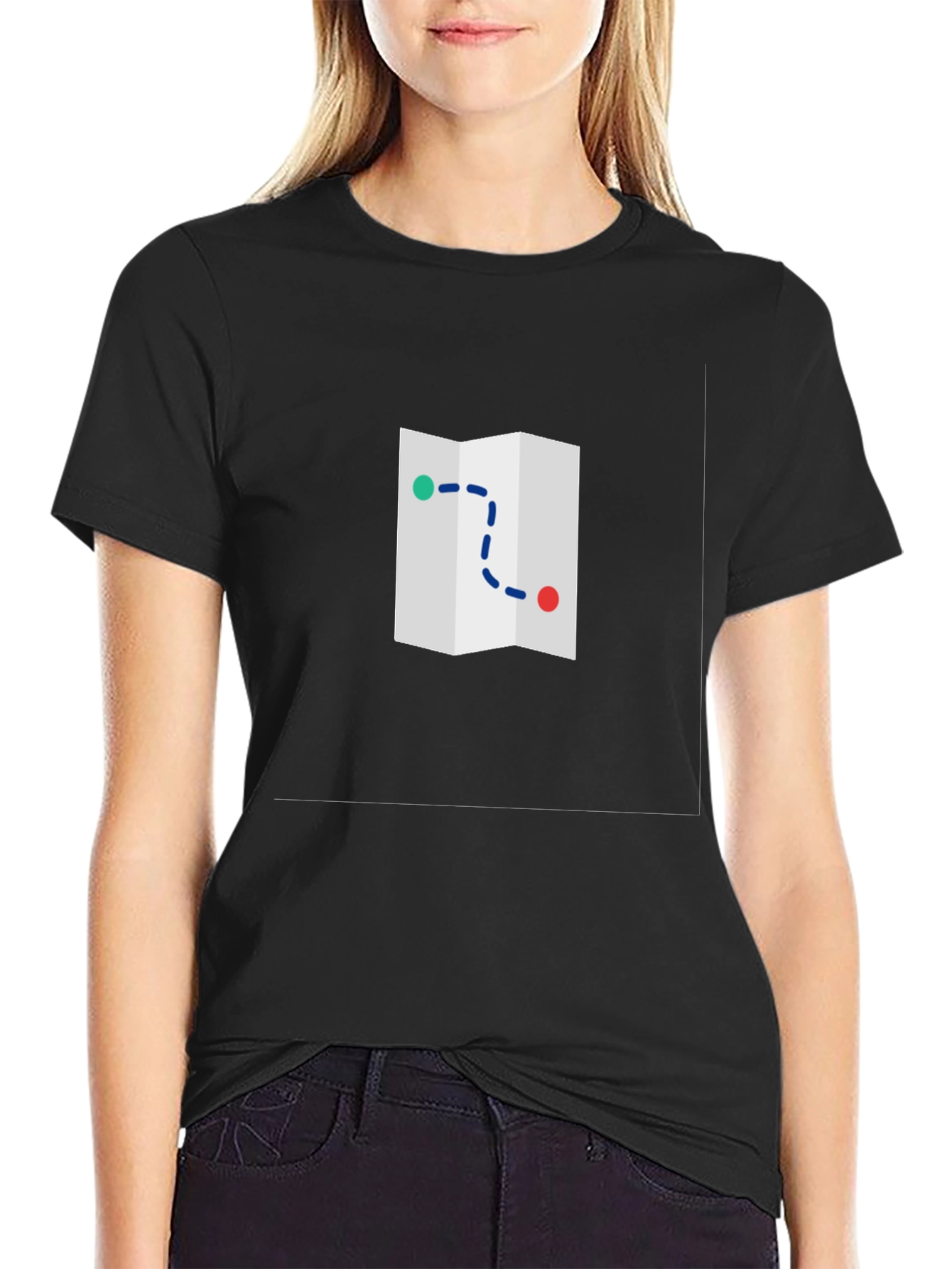 Road Map Graphic Tee
