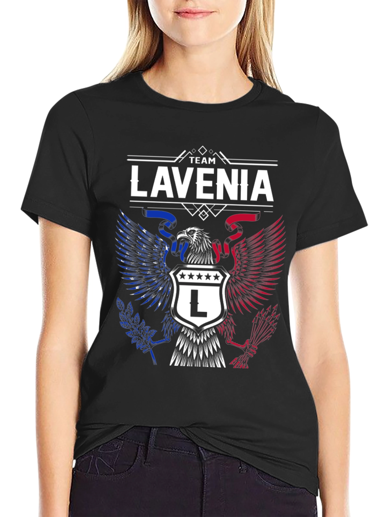 Team Lavenia Eagle Graphic T-Shirt