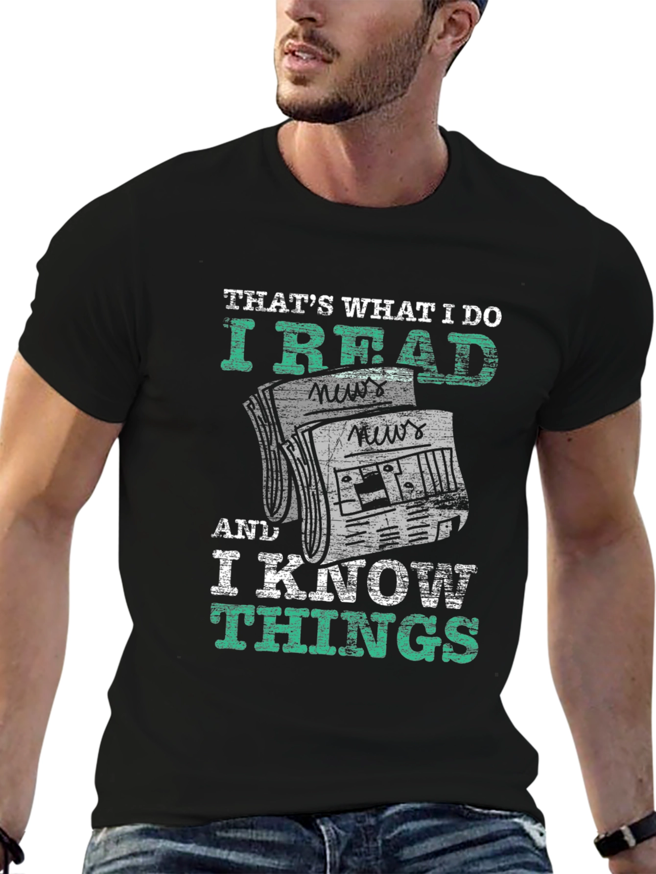 I Read News and Know Things T-Shirt