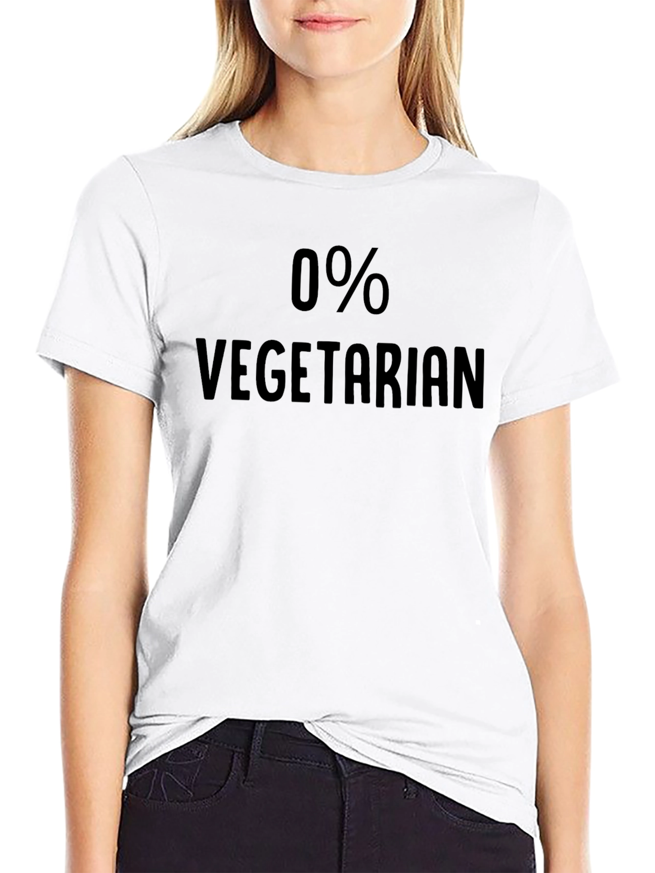 0% Vegetarian T-Shirt - Funny Anti-Vegetarian Tee