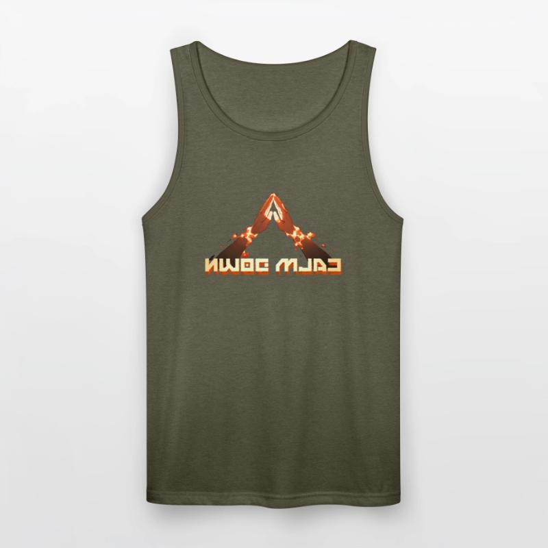 Calm Down! Mirror Image: cool reverse typography