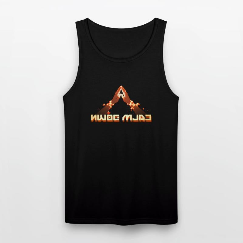 Calm Down! Mirror Image: cool reverse typography