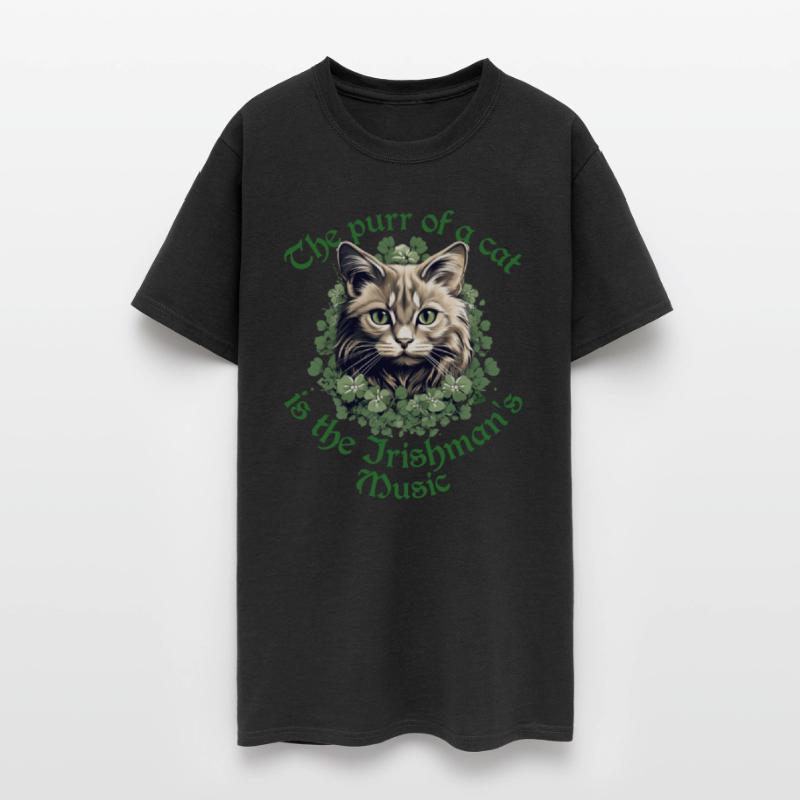 CAT'S PURR IS THE IRISH MUSIC Feline Kitty Design