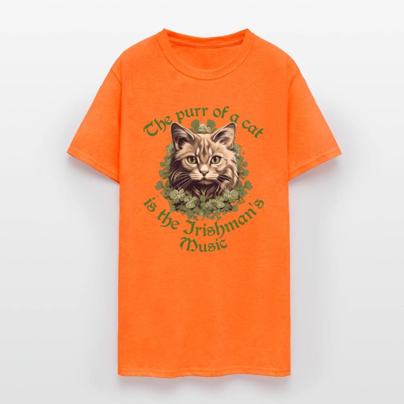 CAT'S PURR IS THE IRISH MUSIC Feline Kitty Design