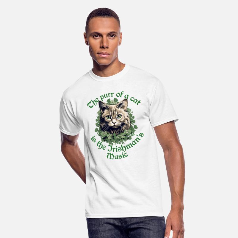CAT'S PURR IS THE IRISH MUSIC Feline Kitty Design