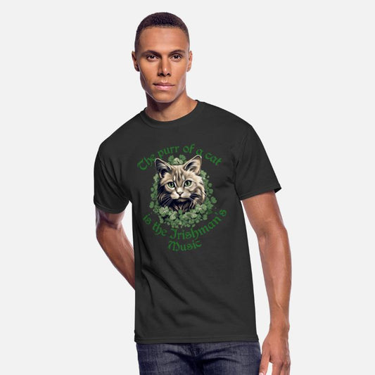 CAT'S PURR IS THE IRISH MUSIC Feline Kitty Design