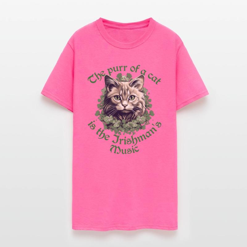 CAT'S PURR IS THE IRISH MUSIC Feline Kitty Design