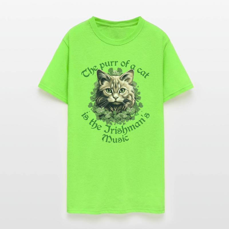 CAT'S PURR IS THE IRISH MUSIC Feline Kitty Design