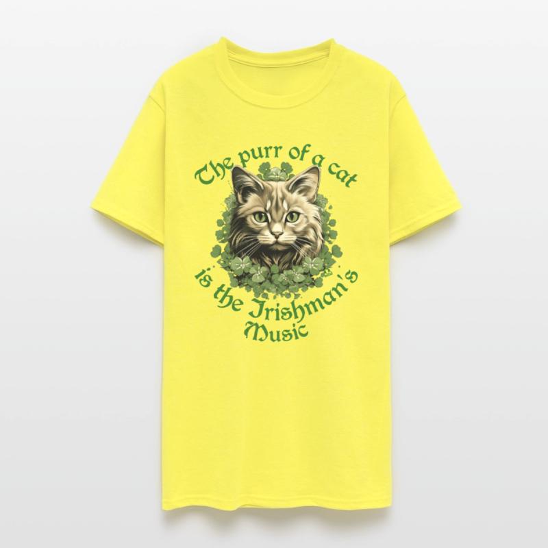 CAT'S PURR IS THE IRISH MUSIC Feline Kitty Design