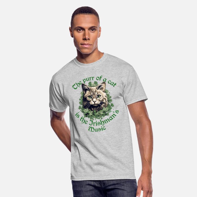 CAT'S PURR IS THE IRISH MUSIC Feline Kitty Design