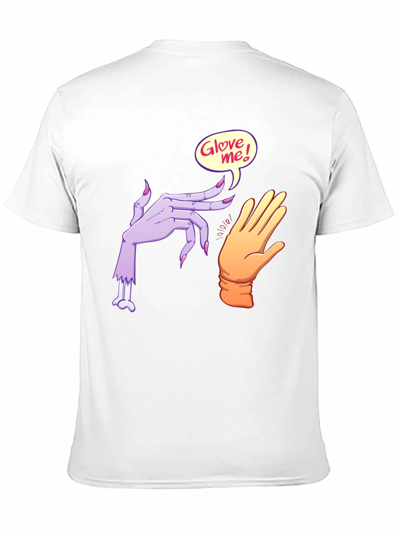 Glove Me Zombie Hand Black T-Shirt