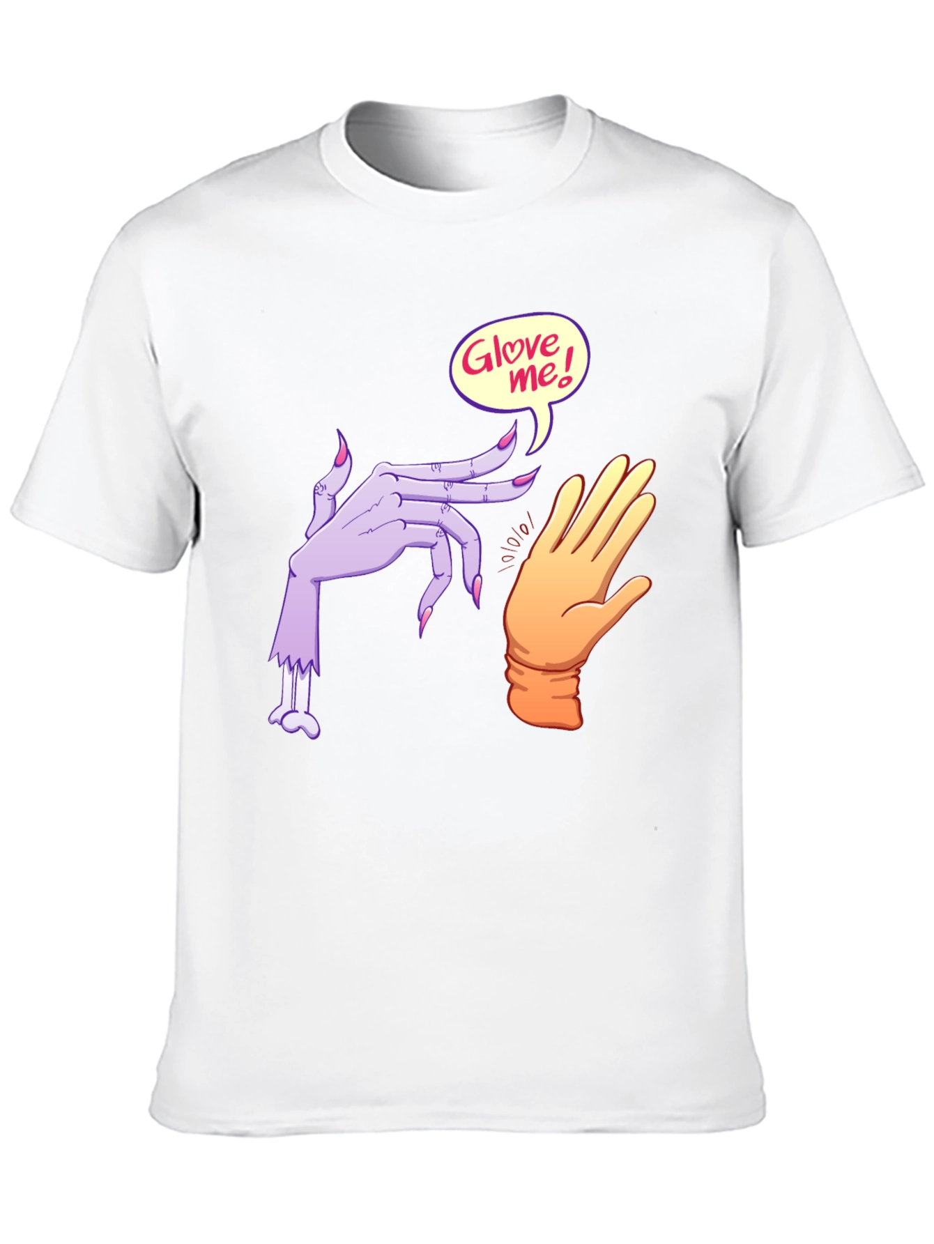 Glove Me Zombie Hand Black T-Shirt