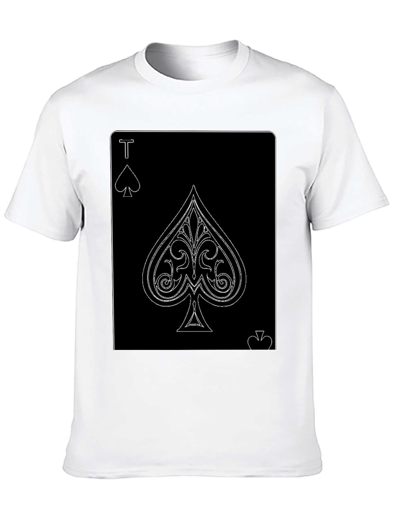 Ace of Spades Graphic Tee - Black