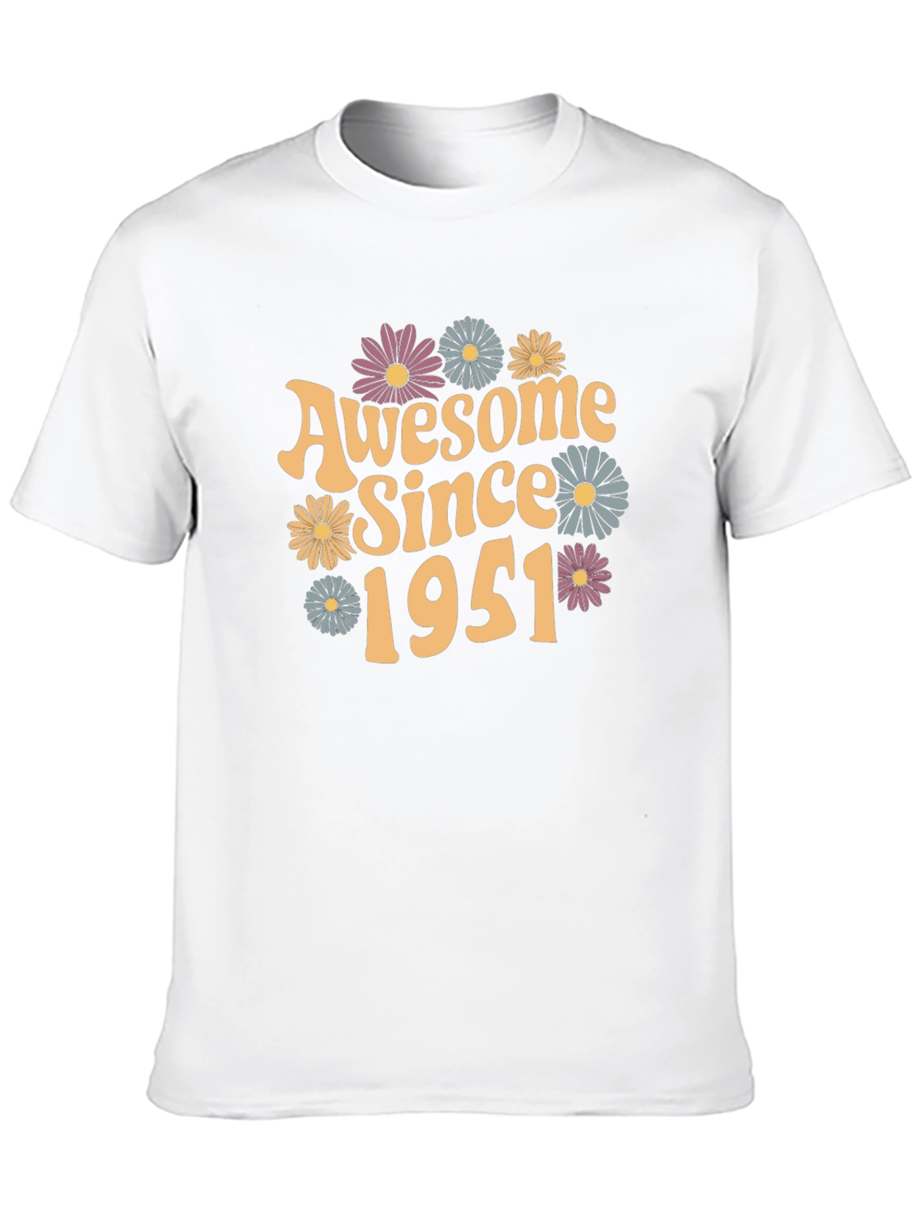 Awesome Since 1951 Floral Graphic Tee