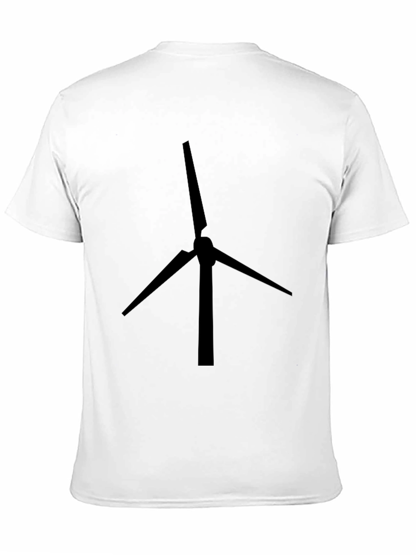 Black Wind Turbine Graphic Tee