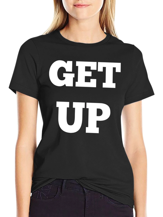 Get Up Graphic Tee - Black T-Shirt