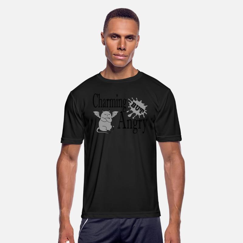 Charming but angry little devil cat funny quote