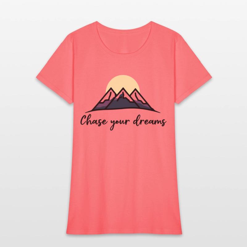 Chase Your Dreams Minimalist Mountain